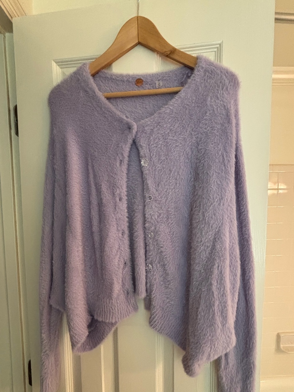 NWT Free People Lavender Cardigan Size Small